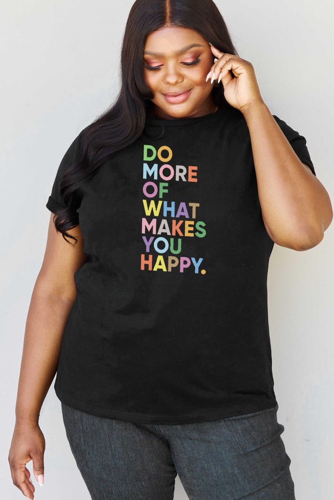 Elevate Everyday Cool: Basic Style Slogan Graphic T-Shirt - 100% Cotton Comfort!