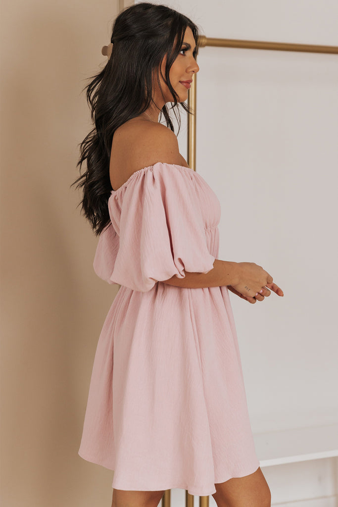 【INSTANTFUNK】24SS Off-the-shoulder tiered mini dress INSTANTFUNK 24SS Part 1/4 Off-the-shoulder flared mini dress